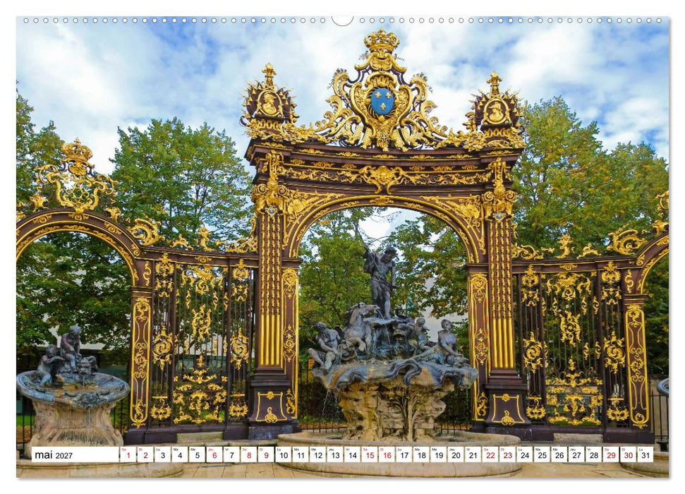 Nancy et Metz – Trésors uniques en Lorraine (CALVENDO Calendrier supérieur 2027)