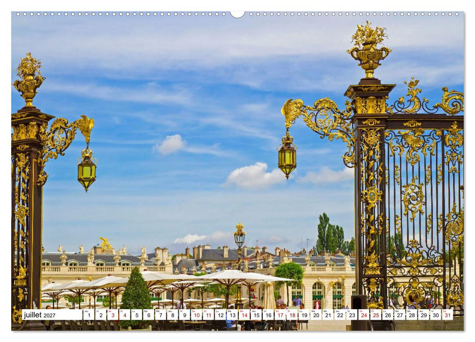 Nancy et Metz – Trésors uniques en Lorraine (CALVENDO Calendrier supérieur 2027)