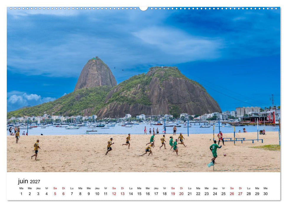 RIO DE JANEIRO Contrastes. Couleurs. Lumière. (CALVENDO Calendrier supérieur 2027)