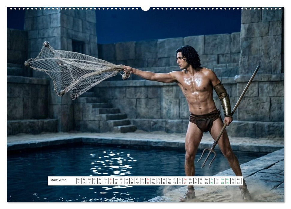 Echte Kerle – Gladiatoren (CALVENDO Wandkalender 2027)