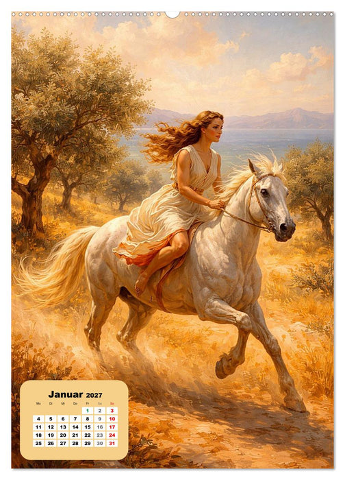Reiterinnen durch die Jahrhunderte (CALVENDO Wandkalender 2027)