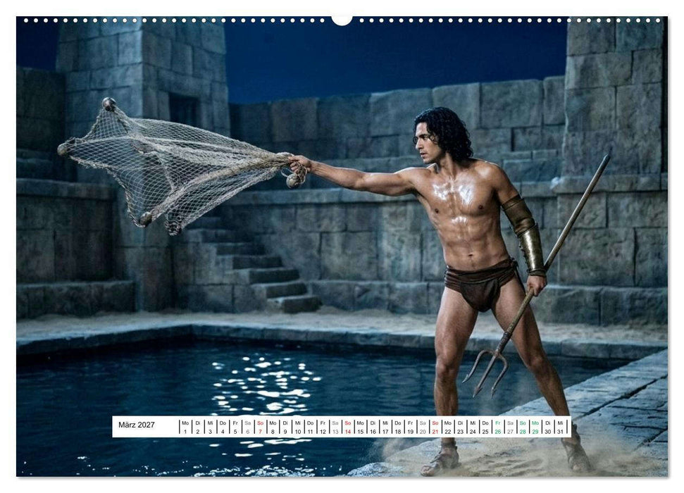 Echte Kerle – Gladiatoren (CALVENDO Premium Wandkalender 2027)