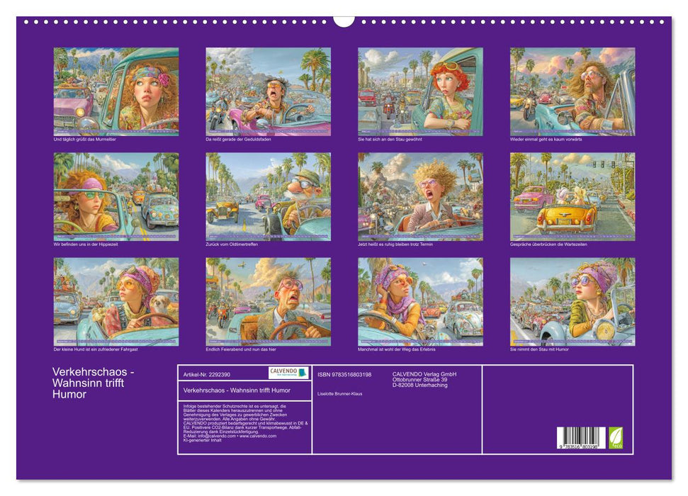 Verkehrschaos - Wahnsinn trifft Humor (CALVENDO Wandkalender 2027)