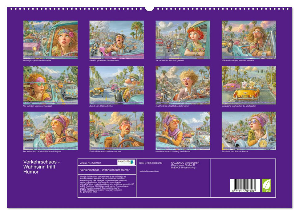 Verkehrschaos - Wahnsinn trifft Humor (CALVENDO Premium Wandkalender 2027)