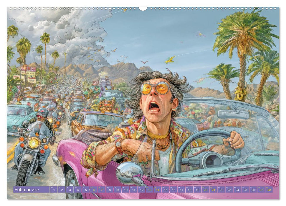 Verkehrschaos - Wahnsinn trifft Humor (CALVENDO Premium Wandkalender 2027)