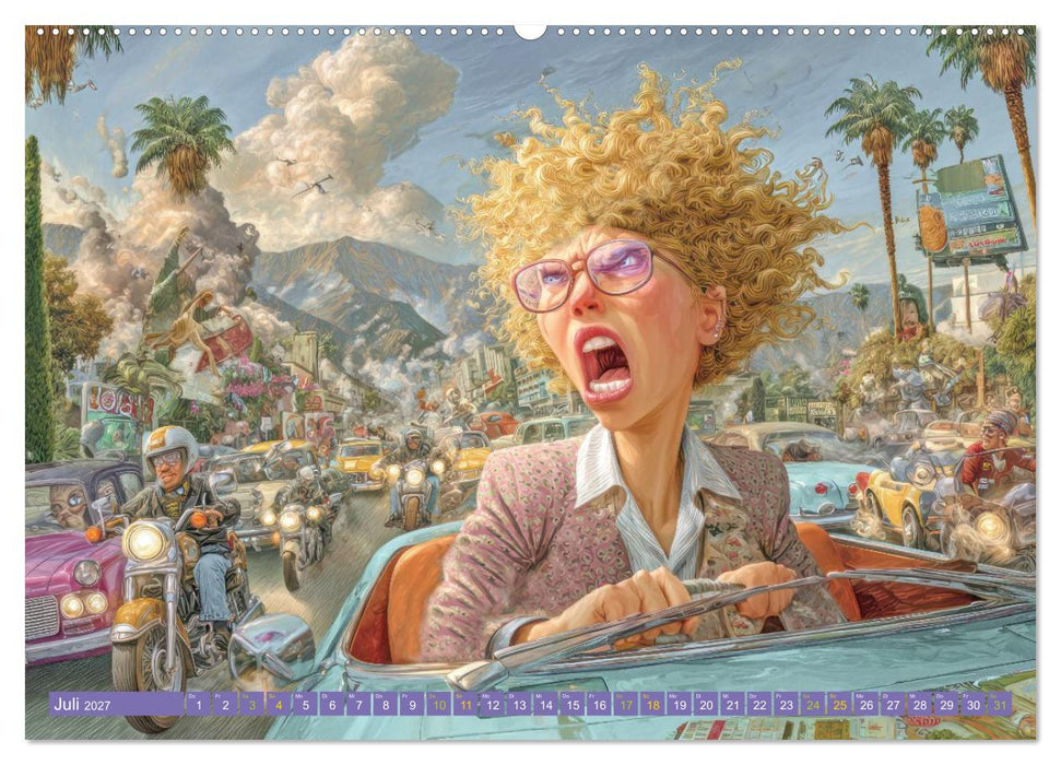 Verkehrschaos - Wahnsinn trifft Humor (CALVENDO Premium Wandkalender 2027)