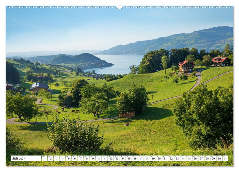 Faszination Berner Oberland - Thuner- und Brienzersee (CALVENDO Premium Wandkalender 2027)