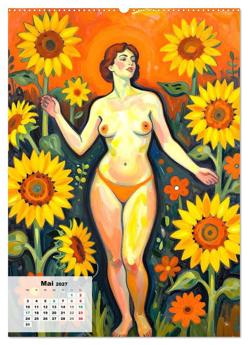Entblößte Epochen – Expressionismus (CALVENDO Premium Wandkalender 2027)