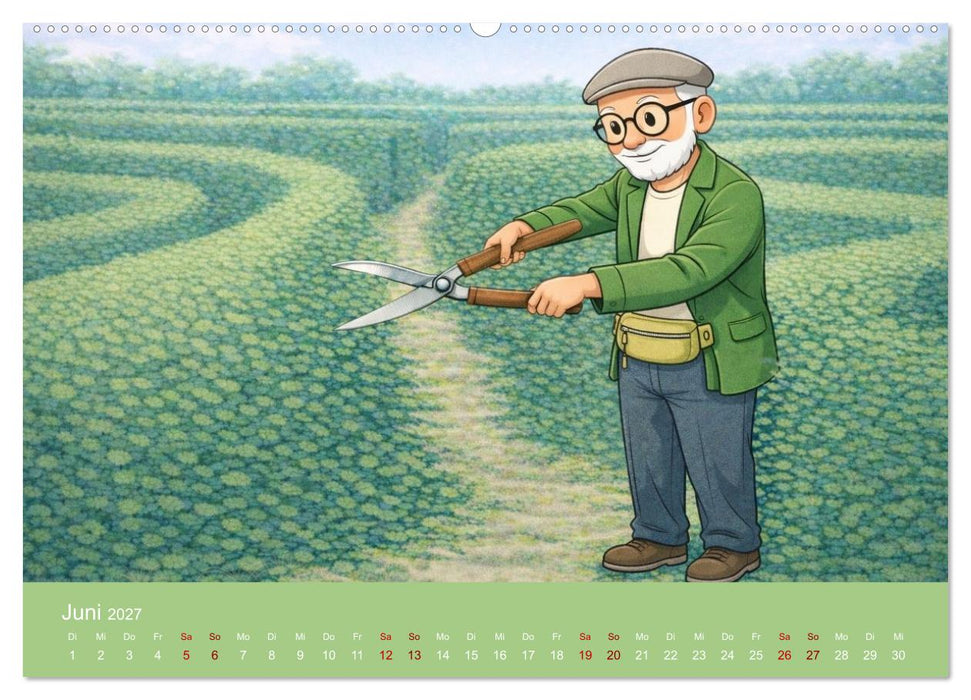 Opa Edition - Pragmatisch ans Werk (CALVENDO Premium Wandkalender 2027)