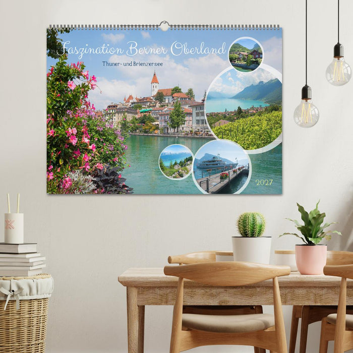 Faszination Berner Oberland - Thuner- und Brienzersee (CALVENDO Wandkalender 2027)