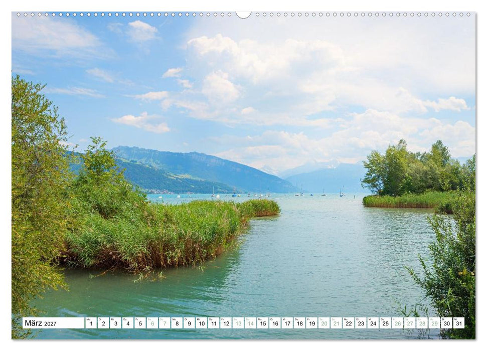 Faszination Berner Oberland - Thuner- und Brienzersee (CALVENDO Wandkalender 2027)