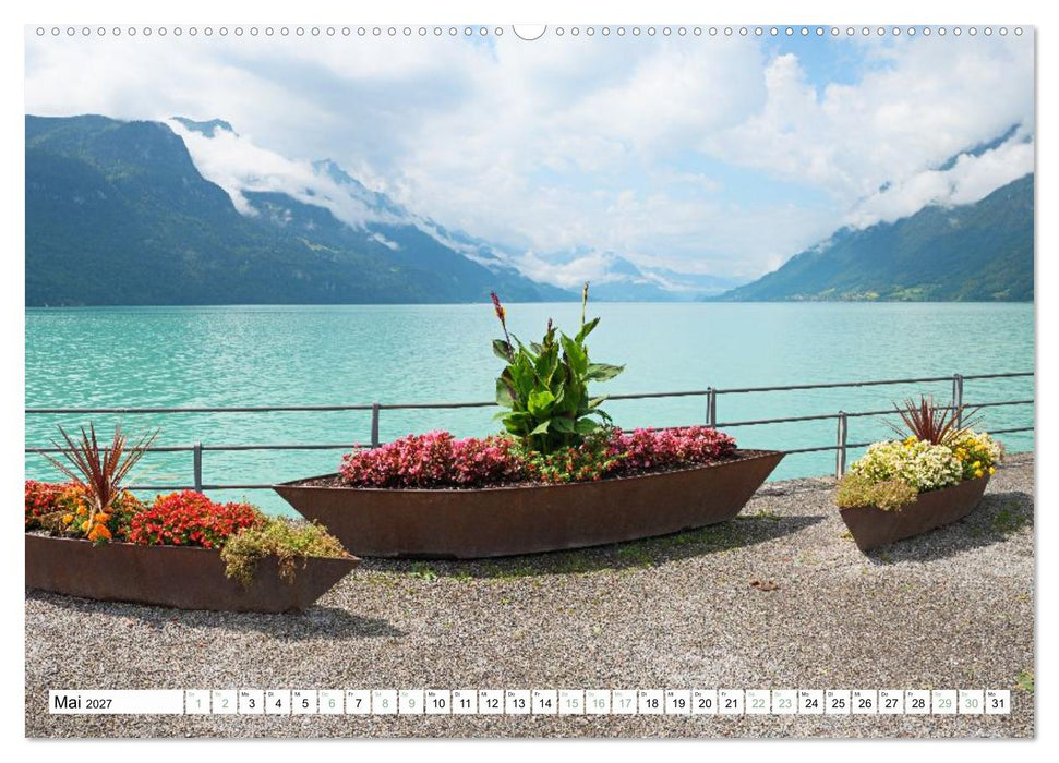 Faszination Berner Oberland - Thuner- und Brienzersee (CALVENDO Wandkalender 2027)