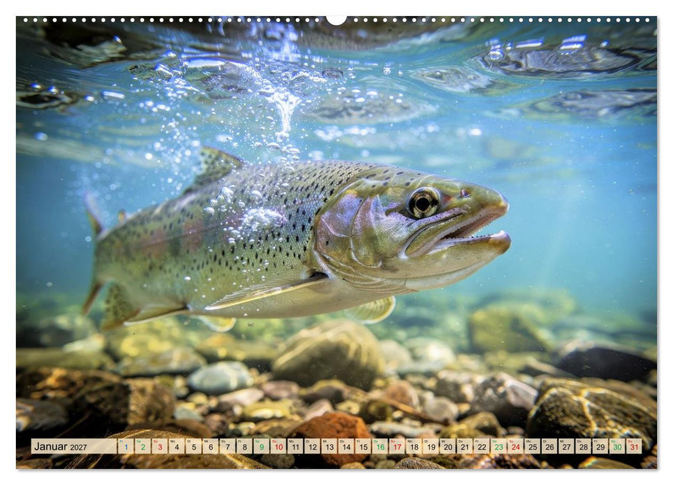 Talsperren - Raubfische (CALVENDO Premium Wandkalender 2027)