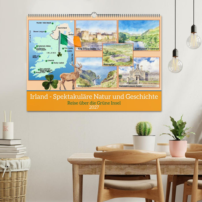 Irland - Spektakuläre Natur und Geschichte (CALVENDO Wandkalender 2027)