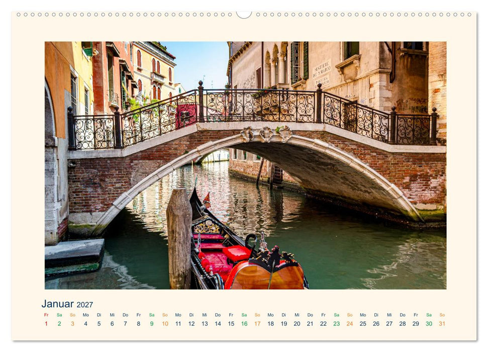 Venedig, die zeitlos Elegante (CALVENDO Wandkalender 2027)