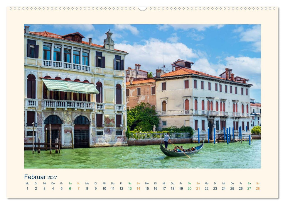 Venedig, die zeitlos Elegante (CALVENDO Wandkalender 2027)