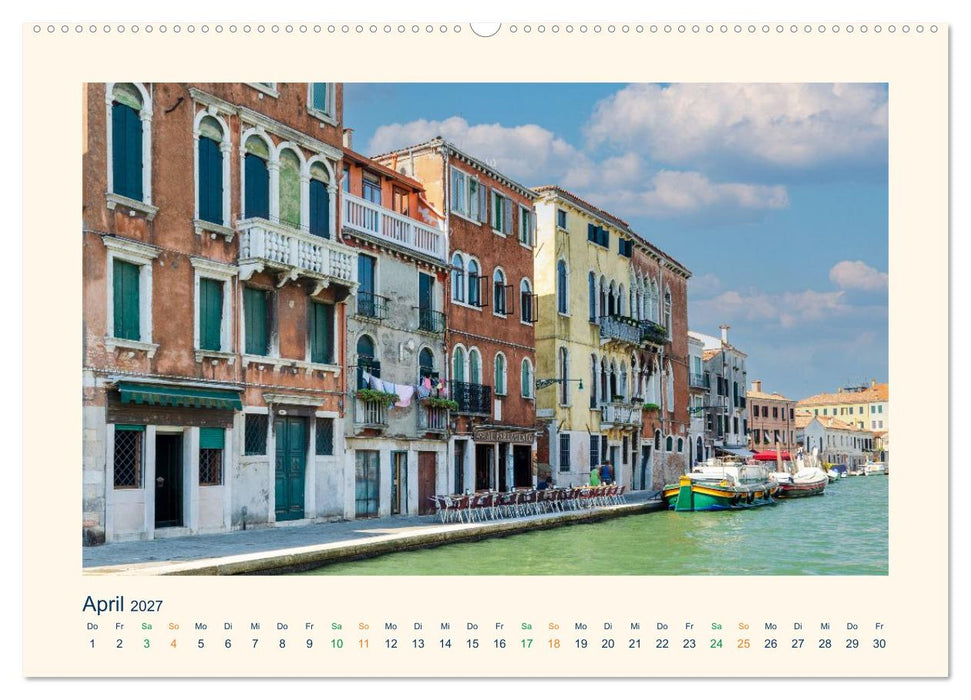 Venedig, die zeitlos Elegante (CALVENDO Wandkalender 2027)