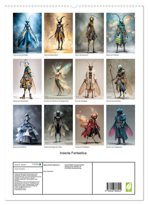 Insecta Fantastica (CALVENDO Premium Wandkalender 2027)