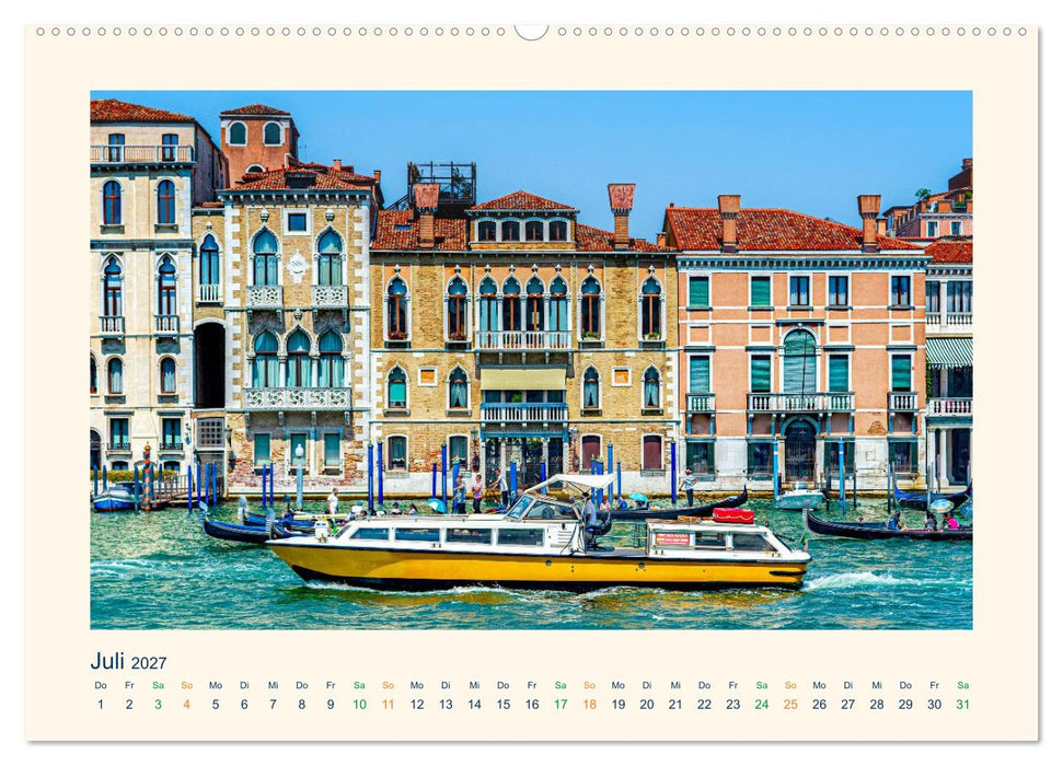 Venedig, die zeitlos Elegante (CALVENDO Premium Wandkalender 2027)