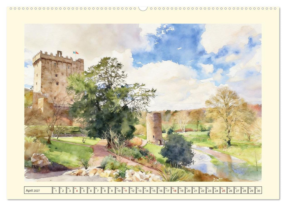 Irland - Spektakuläre Natur und Geschichte (CALVENDO Premium Wandkalender 2027)
