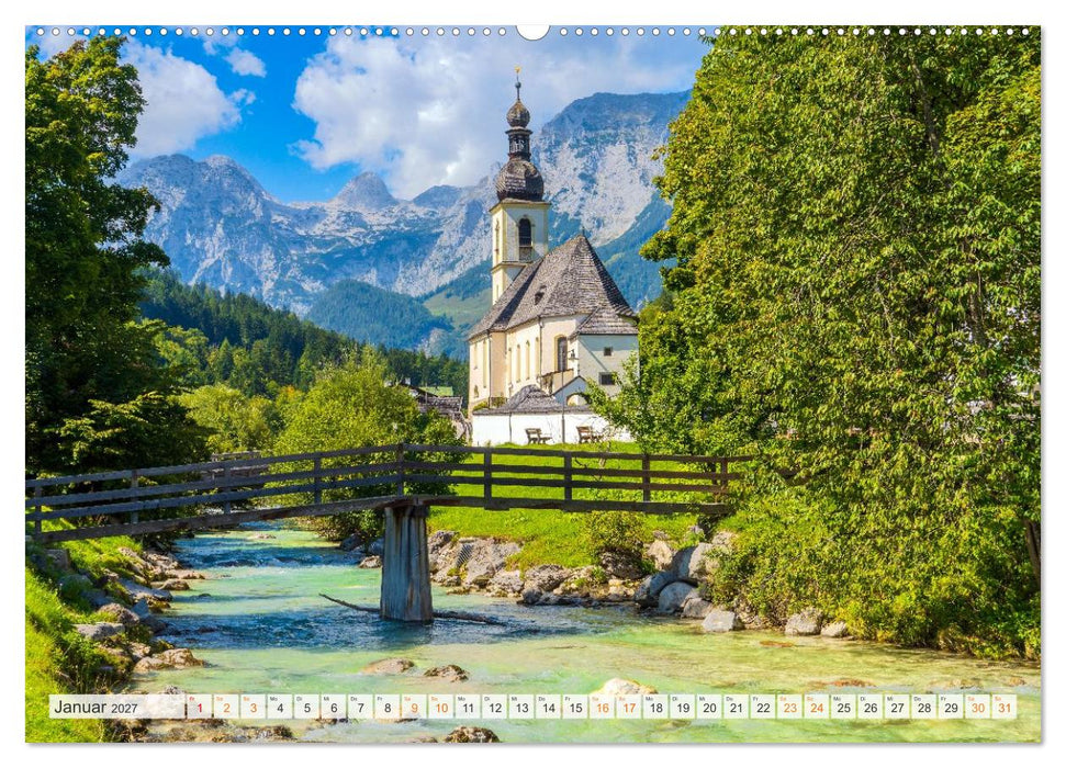 Berchtesgadener Land - Welt der Berge und Seen (CALVENDO Wandkalender 2027)
