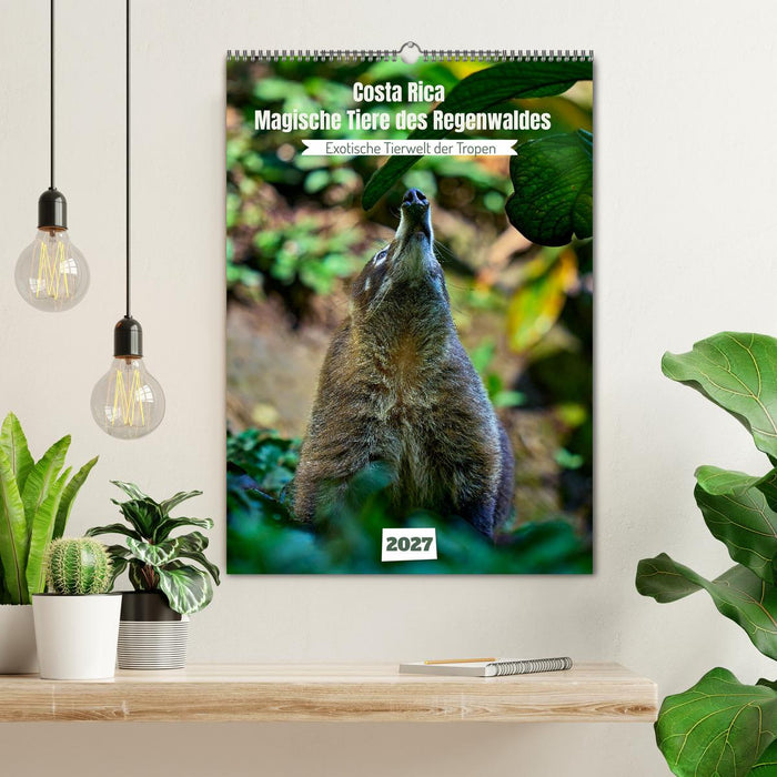 Costa Rica - Magische Tiere des Regenwaldes (CALVENDO Wandkalender 2027)