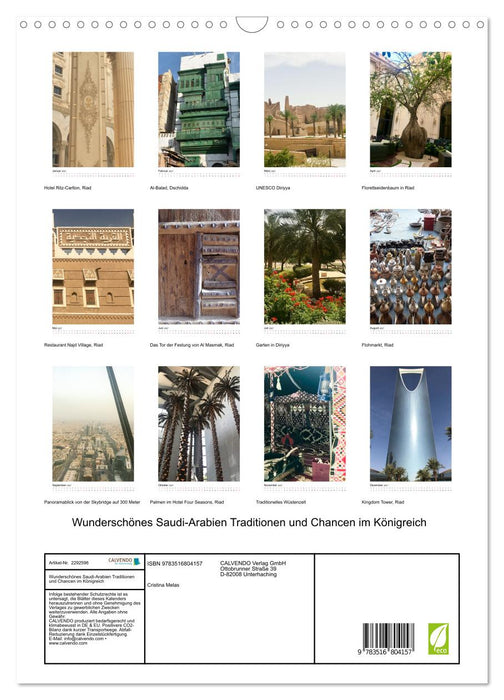 Wunderschönes Saudi-Arabien Traditionen und Chancen im Königreich (CALVENDO Wandkalender 2027)