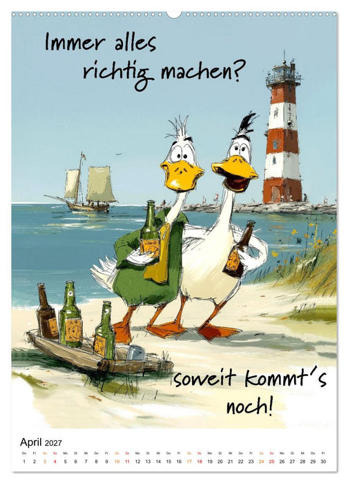 Blöde Gans - Denkste! (CALVENDO Wandkalender 2027)