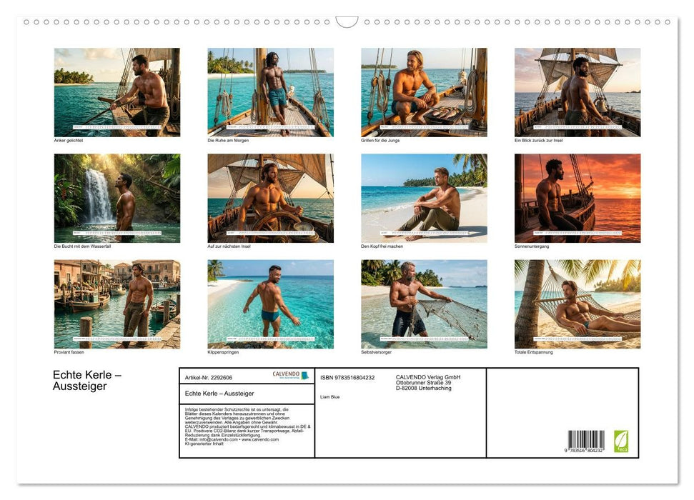Echte Kerle – Aussteiger (CALVENDO Wandkalender 2027)