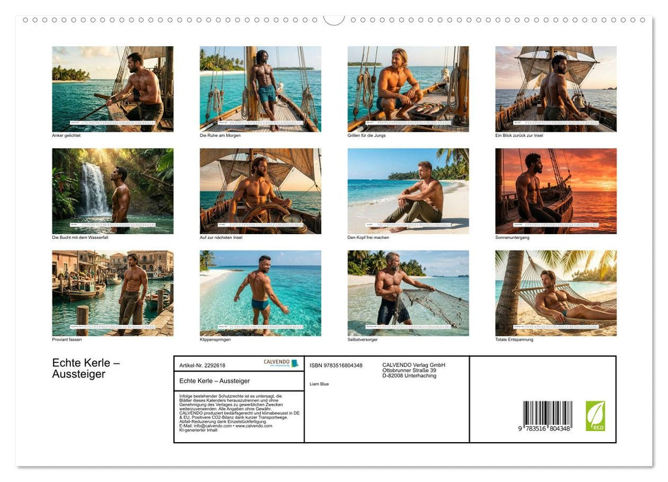 Echte Kerle – Aussteiger (CALVENDO Premium Wandkalender 2027)