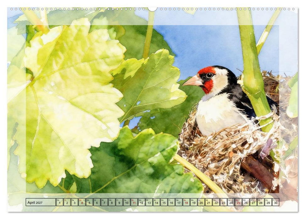 Zauberhaftes Nestgeflüster (CALVENDO Premium Wandkalender 2027)