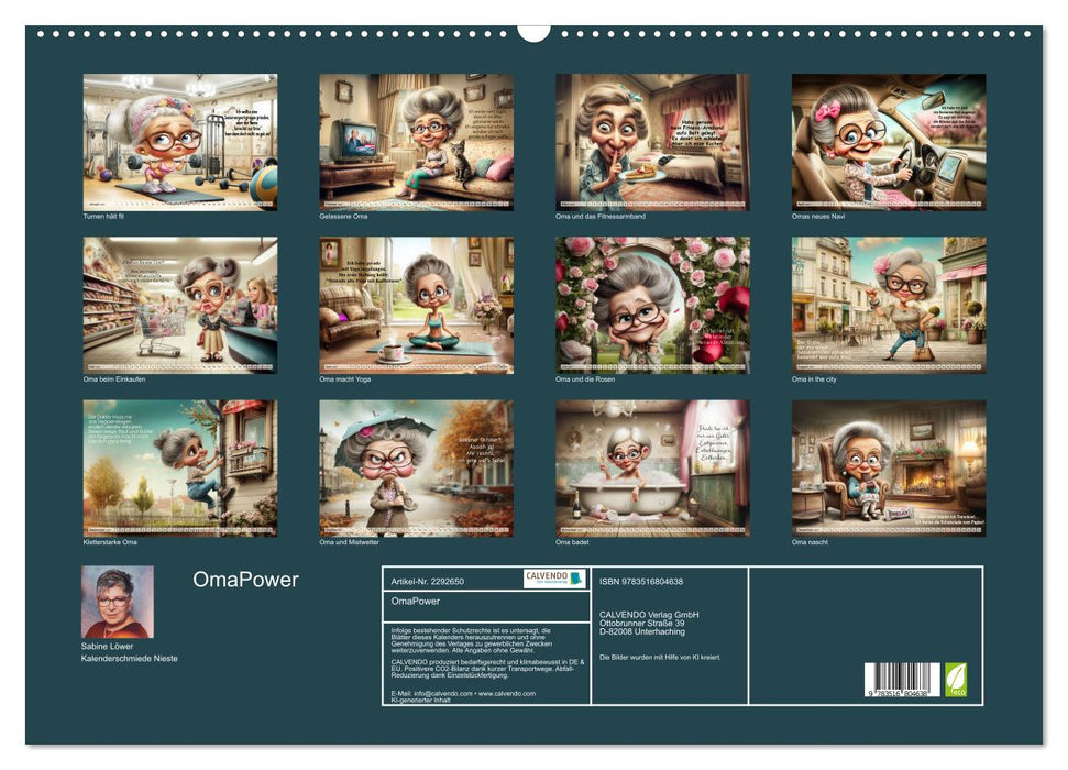 OmaPower (CALVENDO Wandkalender 2027)