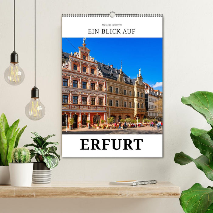 Ein Blick auf Erfurt in Farbe (CALVENDO Wandkalender 2027)