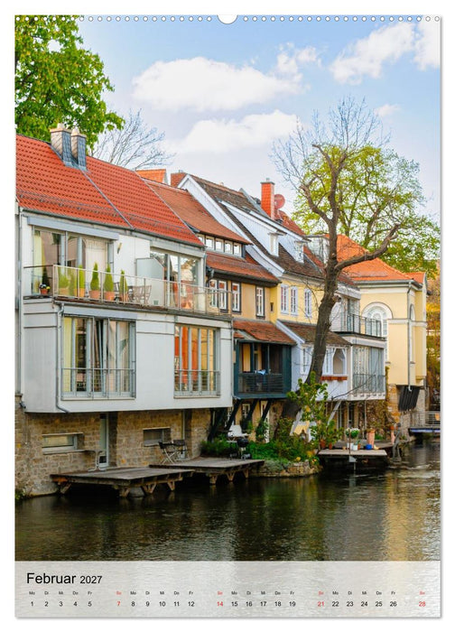 Ein Blick auf Erfurt in Farbe (CALVENDO Wandkalender 2027)