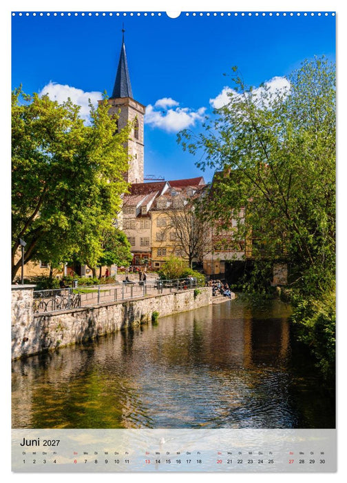 Ein Blick auf Erfurt in Farbe (CALVENDO Wandkalender 2027)