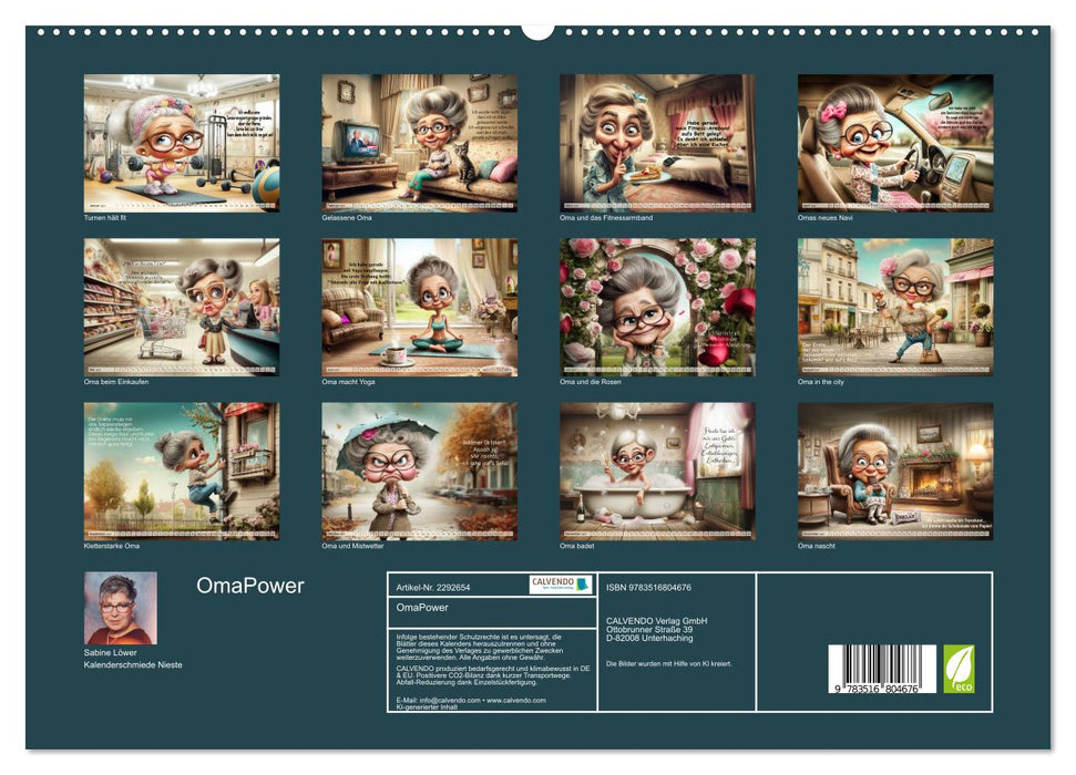 OmaPower (CALVENDO Premium Wandkalender 2027)