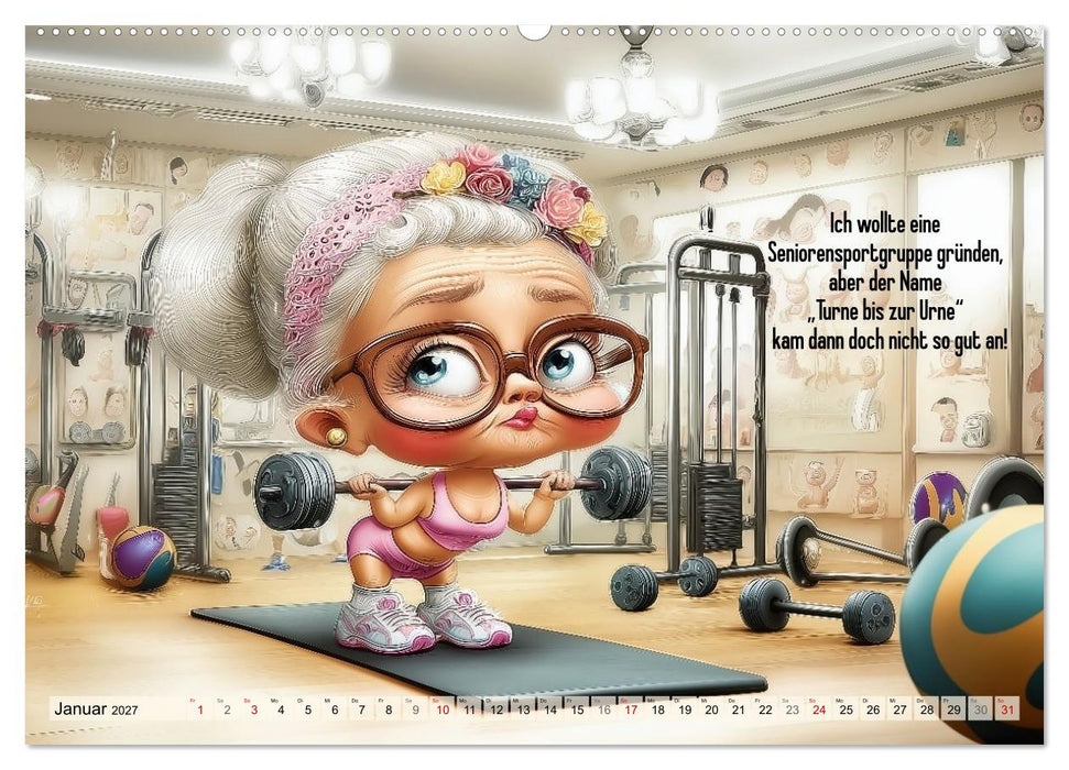 OmaPower (CALVENDO Premium Wandkalender 2027)