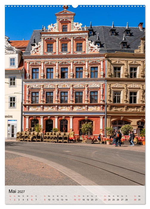 Ein Blick auf Erfurt in Farbe (CALVENDO Premium Wandkalender 2027)