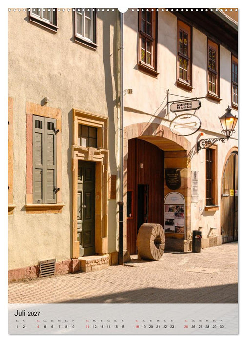Ein Blick auf Erfurt in Farbe (CALVENDO Premium Wandkalender 2027)