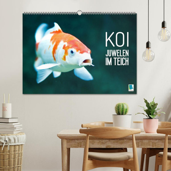 Koi: Juwelen im Teich (CALVENDO Wandkalender 2027)