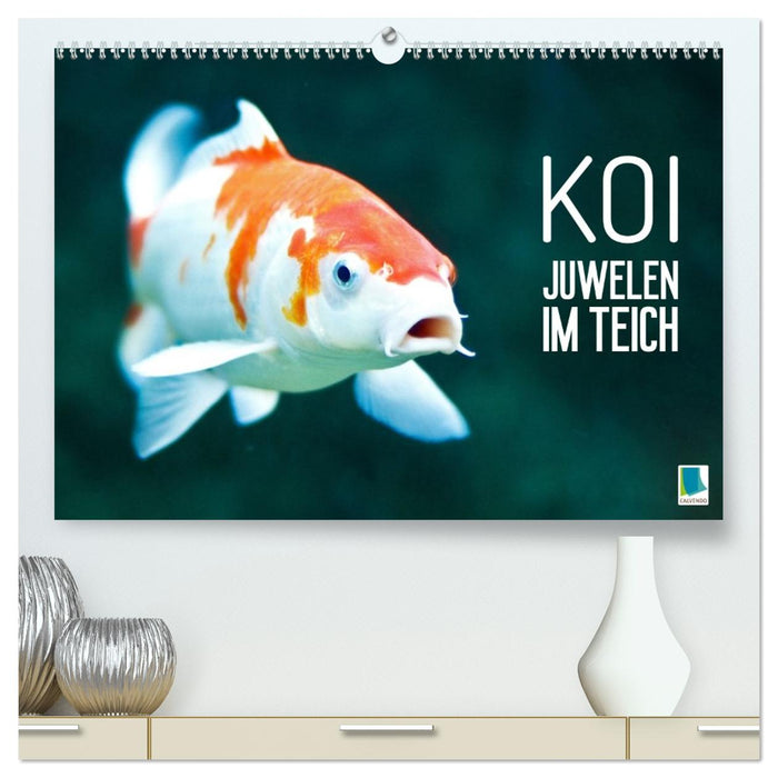 Koi: Juwelen im Teich (CALVENDO Premium Wandkalender 2027)