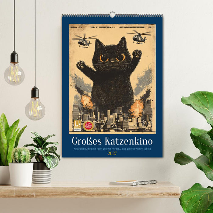 Großes Katzenkino (CALVENDO Wandkalender 2027)