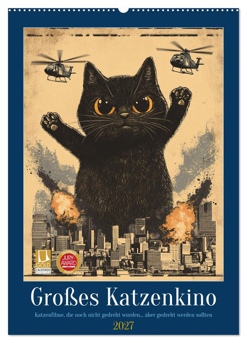 Großes Katzenkino (CALVENDO Wandkalender 2027)
