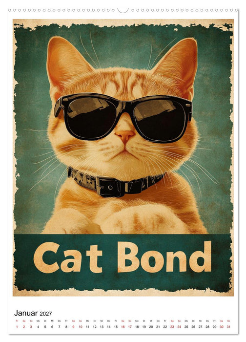 Großes Katzenkino (CALVENDO Wandkalender 2027)