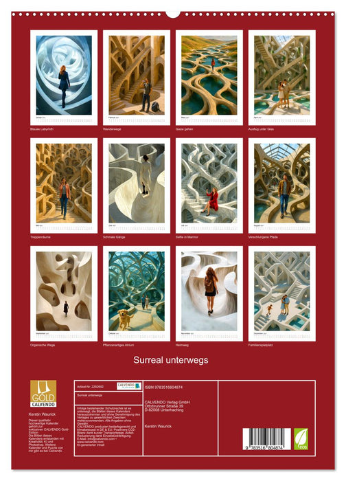Surreal unterwegs (CALVENDO Premium Wandkalender 2027)