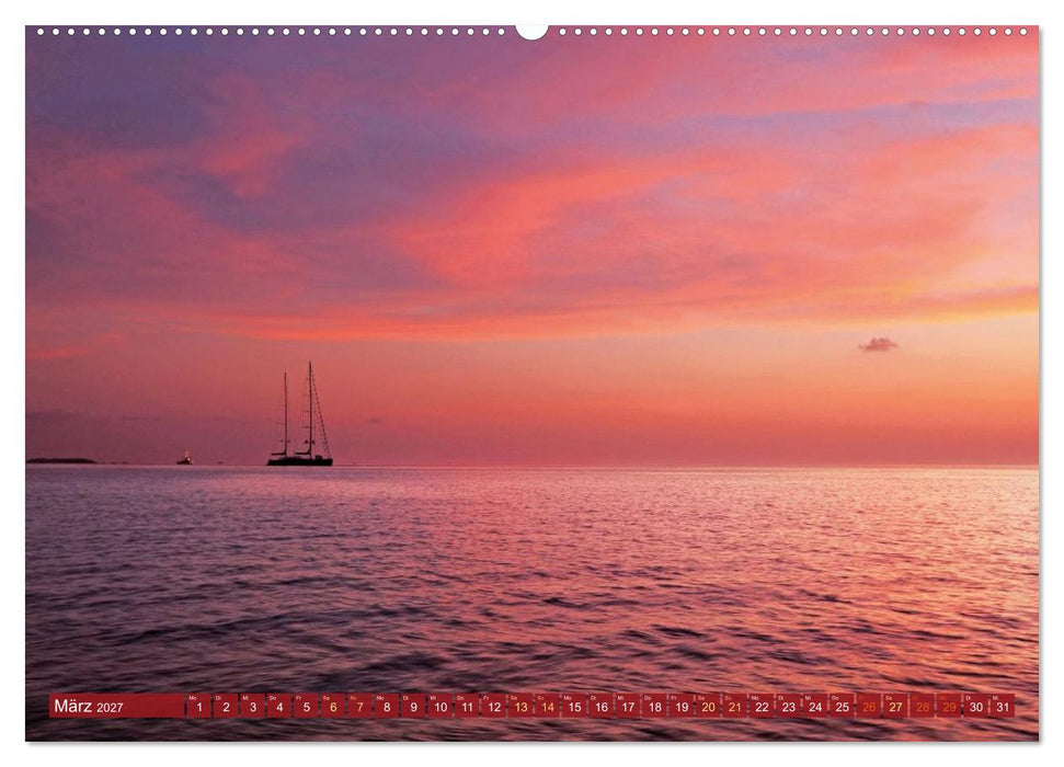 Die Malediven: Fluchtpunkt Sehnsucht (CALVENDO Premium Wandkalender 2027)