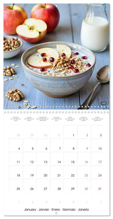 The Art of Muesli - A Year of Beautiful Breakfast Bowls (CALVENDO Monthly Calendar 2027)
