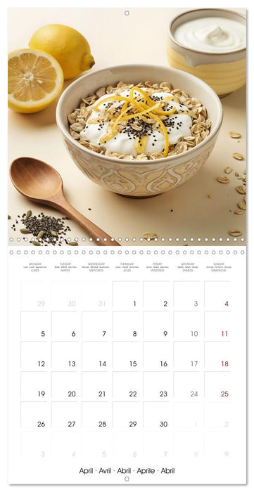 The Art of Muesli - A Year of Beautiful Breakfast Bowls (CALVENDO Monthly Calendar 2027)