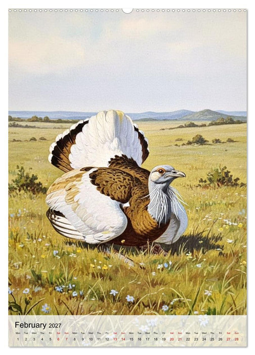 Birds of Europe in Old Paintings (CALVENDO Monthly Calendar 2027)