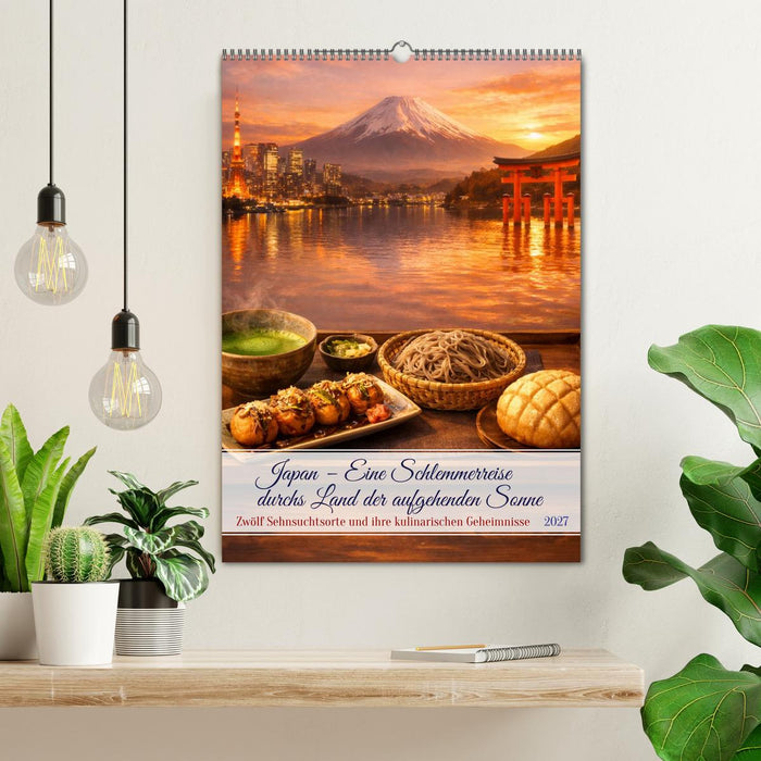 Japan – Eine Schlemmerreise durchs Land der aufgehenden Sonne (CALVENDO Wandkalender 2027)